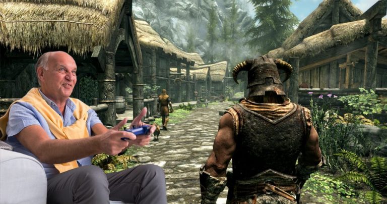 Un padre recensisce Skyrim: “Come faccio a muovermi?”